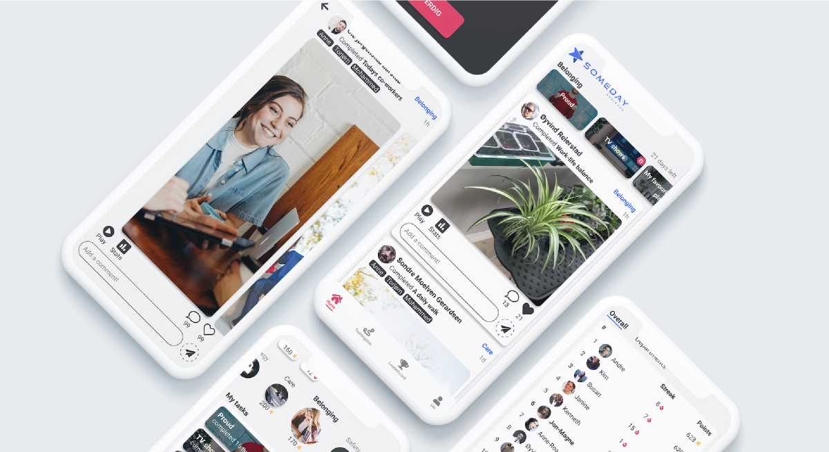 Someday Business endelig design: ny navigasjon og forbedret brukeropplevelse