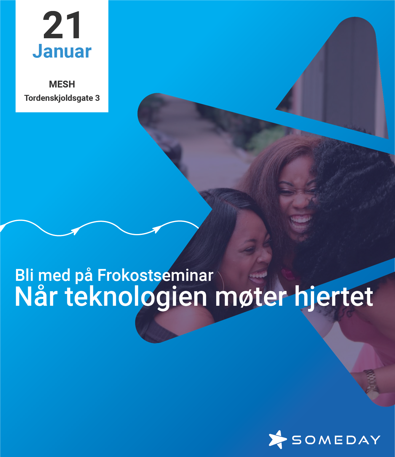 Someday frokostseminar — 21. januar, MESH Tordenskjoldsgate 3